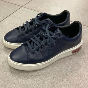 Pebbled leather Bally sneakers size 11 US